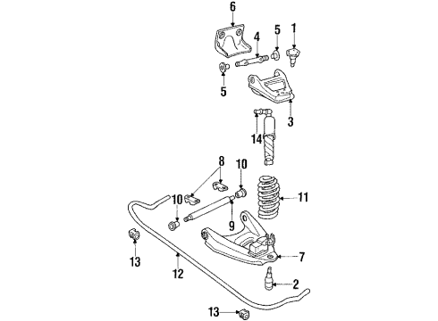 6274060 GM Stabilizer Bar