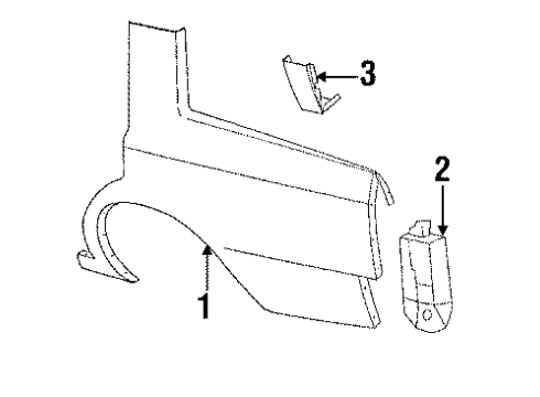 12395655 GM Outer Panel, Driver Side