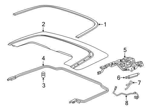 GM 84876853 Position Sensor 84876853 GM Position Sensor