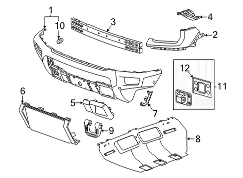 GM 11604317 Bolt, Front Towing 11604317 GM Bolt, Front Towing