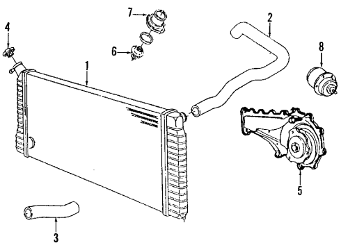 1649168 GM Sensor Bracket