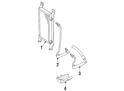 GM 10227107 Cooler Pipe Bracket 10227107 GM Cooler Pipe Bracket