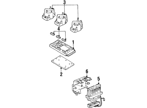 25661655 GM PCM Bracket