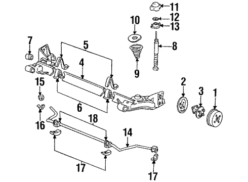 GM 18014699 Wheel Cylinder Overhaul Kit 18014699 GM Wheel Cylinder Overhaul Kit