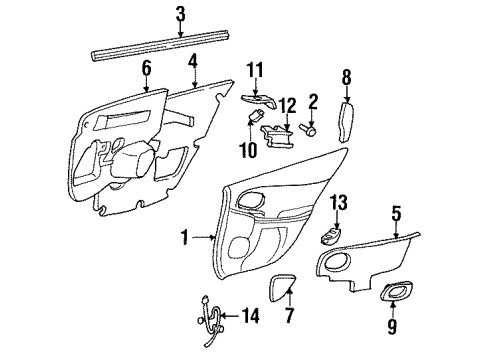 25654071 GM Window Switch