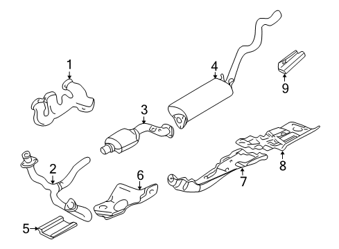 GM 15708954 Muffler 15708954 GM Muffler