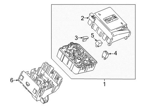 84003375 GM Block, Main Wiring Junction And Fuse Block