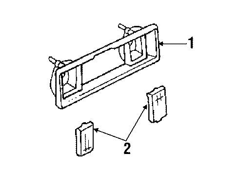 16503964 GM Lens, Passenger Side