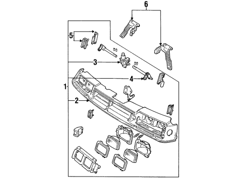 16514611 GM Crank Bracket, Driver Side