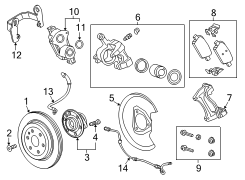 GM 13549361 Rotor-Rear Brake (Coated) 13549361 GM Rotor-Rear Brake (Coated)