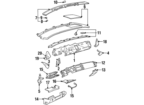 25660918 GM Carrier Assembly Side Bracket, Driver Side