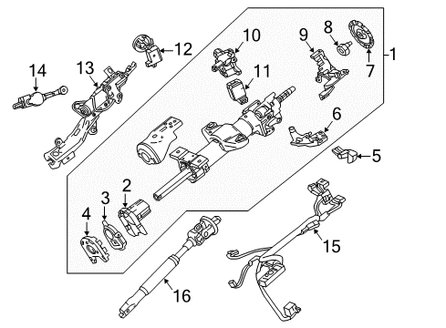 GM 84867183 Shift Control Cable 84867183 GM Shift Control Cable