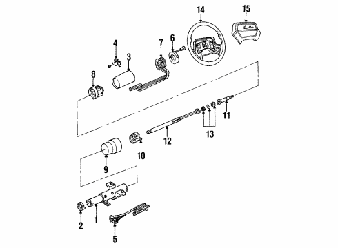 16753210 GM Steering Wheel