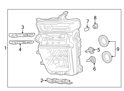 GM 23244891 Cover, Capsule/Headlamp/Fog Lamp 23244891 GM Cover, Capsule/Headlamp/Fog Lamp