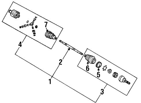 26074876 GM Axle Shaft