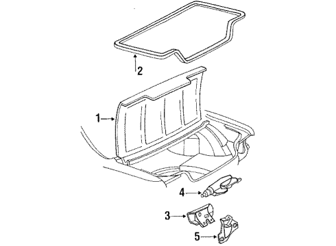 10186703 GM Hinge Box, Driver Side