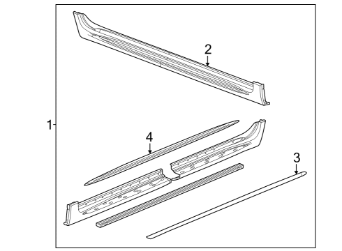 GM 84664052 Step Board Hardware Kit 84664052 GM Step Board Hardware Kit