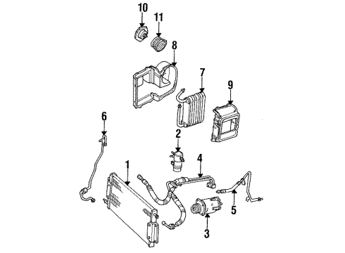 14050561 GM Compressor Support