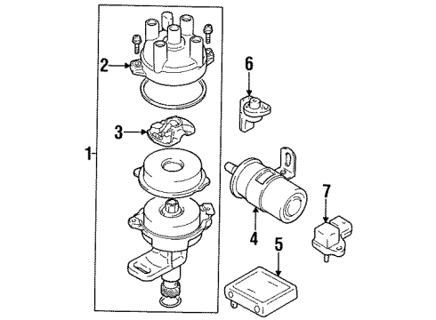 91172597 GM Distributor Assembly
