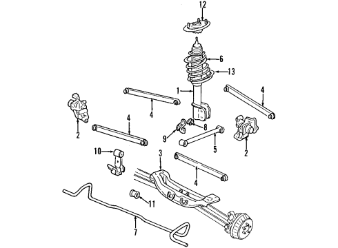 GM 10288583 Stabilizer Bar 10288583 GM Stabilizer Bar