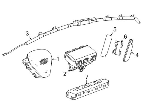GM 39136770 Driver Inflator Module 39136770 GM Driver Inflator Module