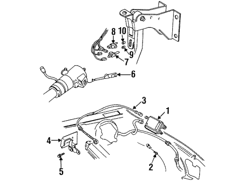 GM 10178744 Switch Retainer 10178744 GM Switch Retainer