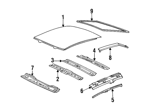 10117280 GM Rail, Passenger Side
