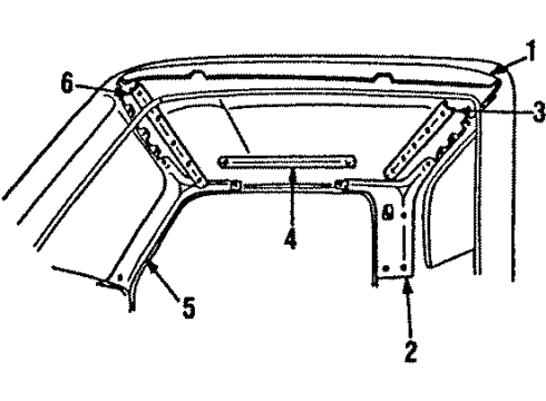 GM 14010969 Headliner, Top 14010969 GM Headliner, Top