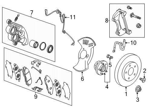 GM 26473210 Sensor Assembly-Front Disc Brake Pad Wear 26473210 GM Sensor Assembly-Front Disc Brake Pad Wear