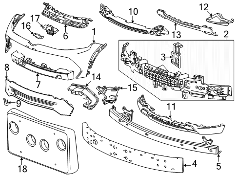 GM 11571100 Impact Bar Bolt 11571100 GM Impact Bar Bolt