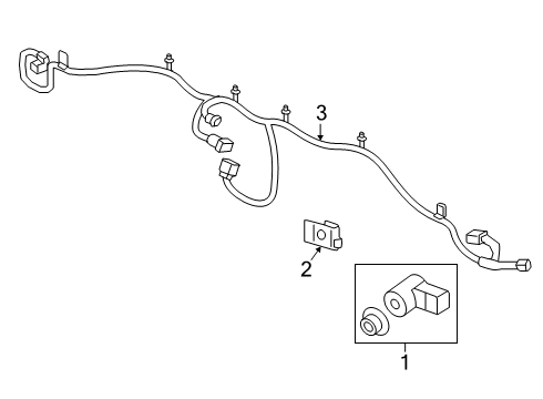 GM 42348355 Camera, Rear Driver Side 42348355 GM Camera, Rear Driver Side