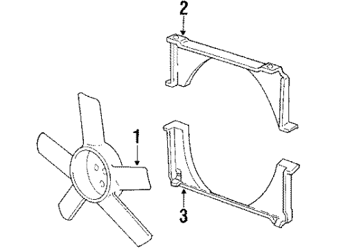 GM 14015177 Shroud 14015177 GM Shroud