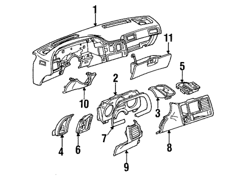 22535649 GM Front Wiper Switch
