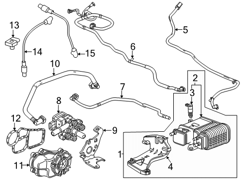 GM 12721582 PCV Valve 12721582 GM PCV Valve
