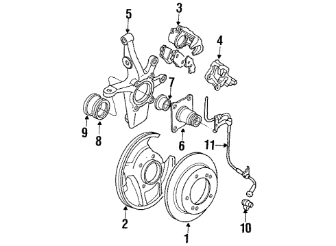 GM 96058796 Rotor 96058796 GM Rotor