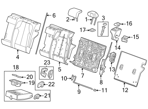 85545262 GM Bezel, Seat Belt