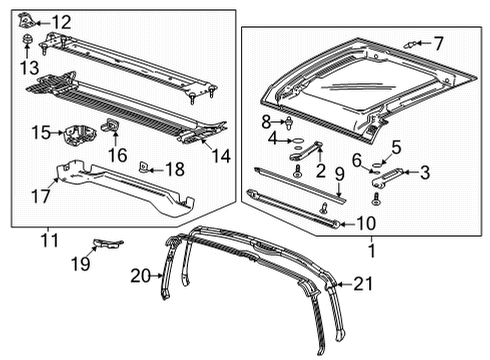 GM 84847835 Weatherstrip, Side Door Window Glass, Rear 84847835 GM Weatherstrip, Side Door Window Glass, Rear