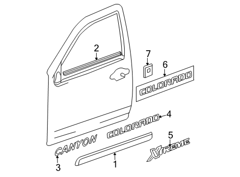 GM 17802323 Visor 17802323 GM Visor