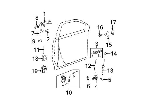 15921351 GM Key, Driver Side