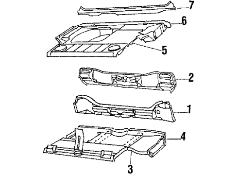 GM 20081870 Floor Pan Filler, Driver Side 20081870 GM Floor Pan Filler, Driver Side