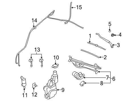 25870667 GM Nozzle Tube, Rear