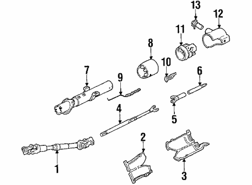 GM 7841312 Lock Cover 7841312 GM Lock Cover