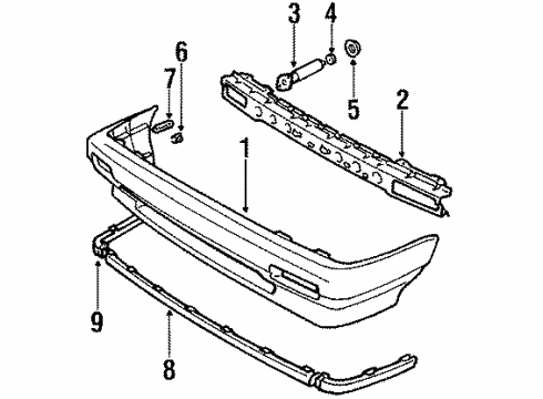 GM 96055960 Energy Absorber 96055960 GM Energy Absorber
