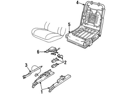 16620722 GM Recliner, Passenger Side