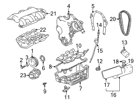 GM 19434071 Intake Manifold, Upper 19434071 GM Intake Manifold, Upper