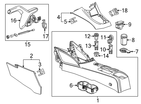 GM 95301025 Rear Cable 95301025 GM Rear Cable