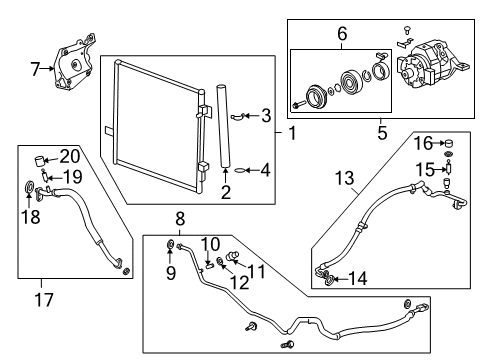 GM 25816733 Evaporator Core 25816733 GM Evaporator Core