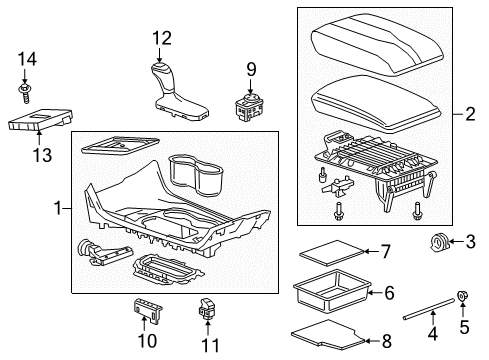 GM 85129097 Plate, Floor Console, Jet Black 85129097 GM Plate, Floor Console, Jet Black