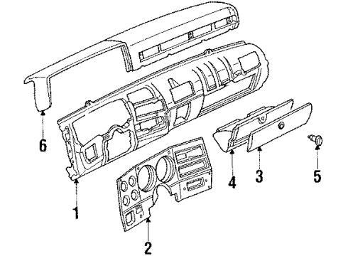 15637992 GM Cluster Panel