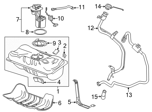 12673525 GM Fuel Pump